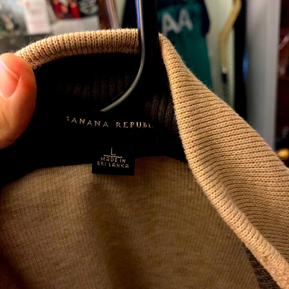 Banana Republic 1/4 zip sweater